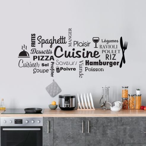 sticker-mural-cuisine